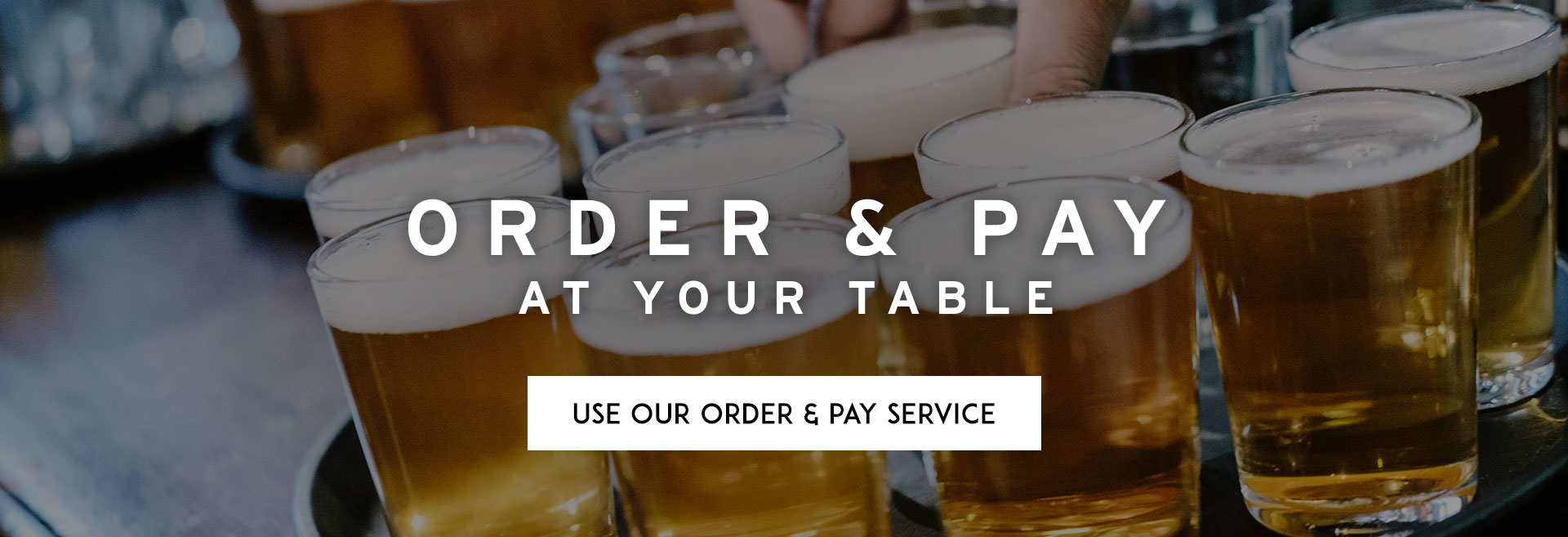 Order at table at Sixty Million Postcards hero