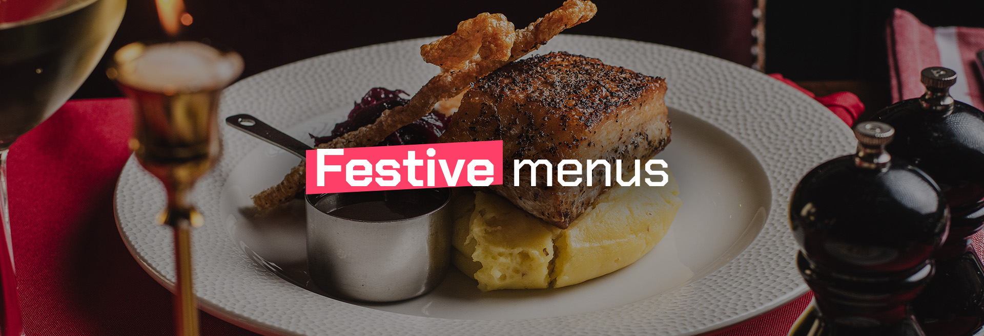 Festive Christmas Menu at Sixty Million Postcards 