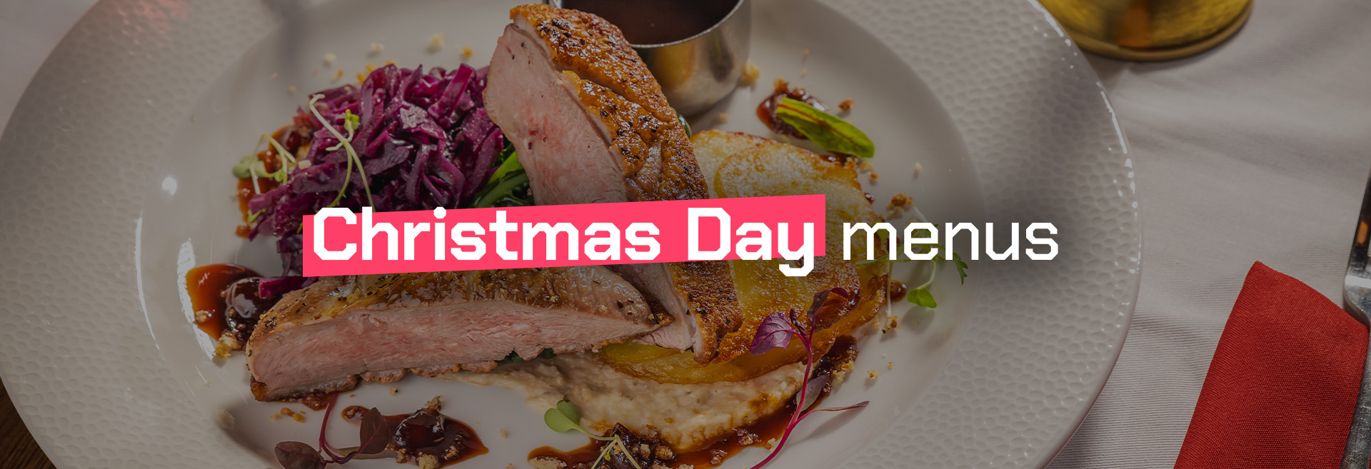 Christmas Day Menu at Sixty Million Postcards